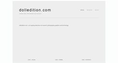 Desktop Screenshot of dolledition.com
